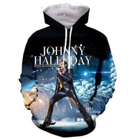 Sweat - shirt à capuche Johnny Hallyday modèle 23 - boutique Johnny Hallyday - bijoux Johnny Hallyday - Le Taulier