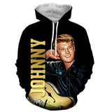 Sweat - shirt à capuche Johnny Hallyday modèle 26 - Sweat - shirt - Le Taulier - boutique Johnny Hallyday