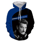 Sweat - shirt à capuche Johnny Hallyday modèle 30 - Sweat - shirt - Le Taulier - boutique Johnny Hallyday