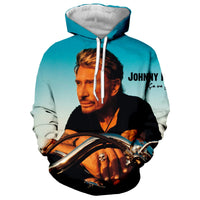 Sweat - shirt à capuche Johnny Hallyday modèle 31 - boutique Johnny Hallyday - bijoux Johnny Hallyday - Le Taulier