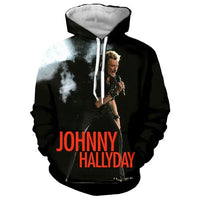 Sweat - shirt à capuche Johnny Hallyday modèle 35 - boutique Johnny Hallyday - bijoux Johnny Hallyday - Le Taulier