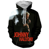 Sweat - shirt à capuche Johnny Hallyday modèle 35 - Sweat - shirt - Le Taulier - boutique Johnny Hallyday