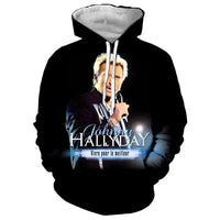Sweat - shirt à capuche Johnny Hallyday modèle 42 - boutique Johnny Hallyday - bijoux Johnny Hallyday - Le Taulier
