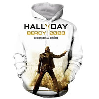 Sweat - shirt à capuche Johnny Hallyday modèle 9 - boutique Johnny Hallyday - bijoux Johnny Hallyday - Le Taulier