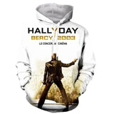 Sweat - shirt à capuche Johnny Hallyday modèle 9 - Sweat - shirt - Le Taulier - boutique Johnny Hallyday