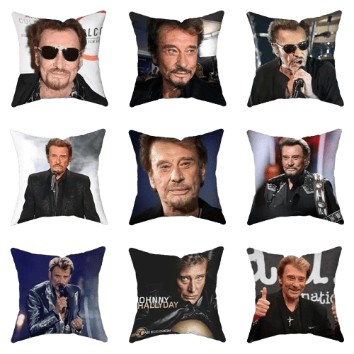 Taie d'oreiller Johnny Hallyday - 34 modèles - Taie d'oreiller - Le Taulier - boutique Johnny Hallyday