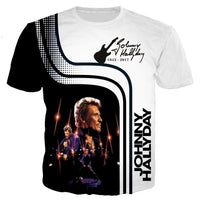 Tee-shirt Johnny Hallyday modèle 1 - boutique Johnny Hallyday - bijoux Johnny Hallyday - Le Taulier