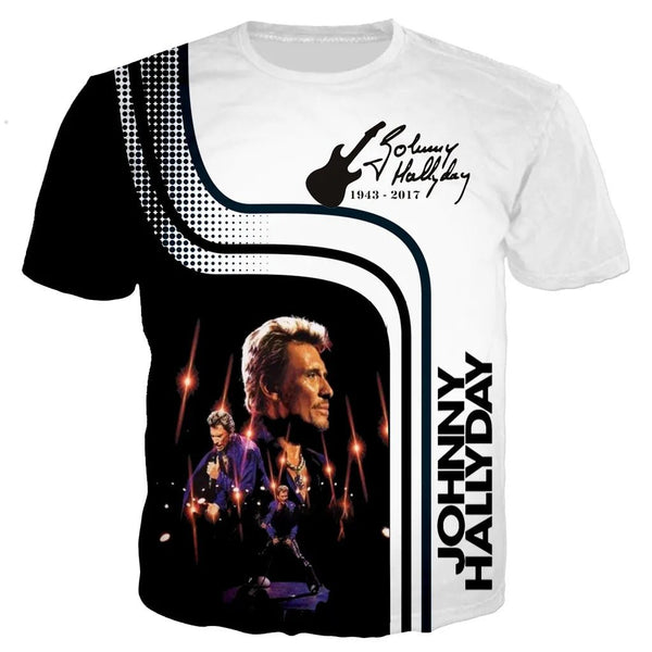 Tee-shirt Johnny Hallyday modèle 1