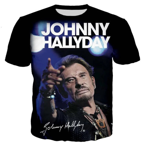 Tee - shirt Johnny Hallyday modèle 11 - Tee - shirt - Le Taulier - boutique Johnny Hallyday