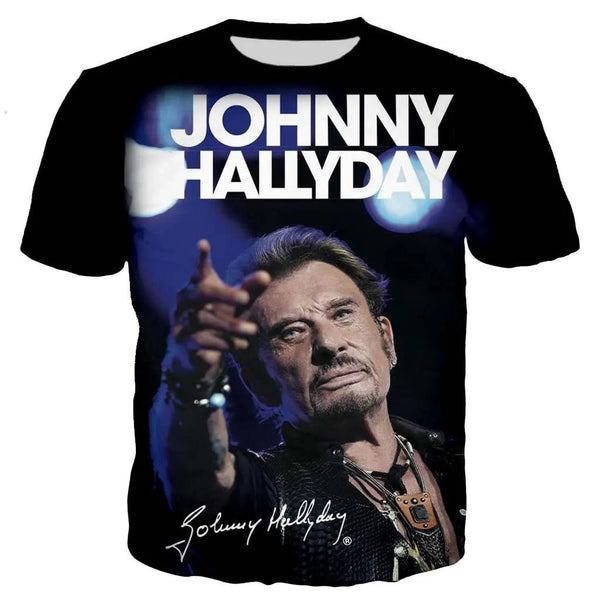 Tee-shirt Johnny Hallyday modèle 11