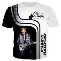 Tee-shirt Johnny Hallyday modèle 12 - boutique Johnny Hallyday - bijoux Johnny Hallyday - Le Taulier