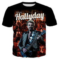 Tee-shirt Johnny Hallyday modèle 16 - boutique Johnny Hallyday - bijoux Johnny Hallyday - Le Taulier