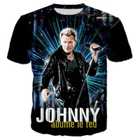 Tee-shirt Johnny Hallyday modèle 19 - boutique Johnny Hallyday - bijoux Johnny Hallyday - Le Taulier