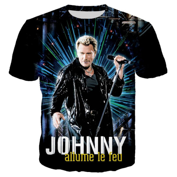 Tee-shirt Johnny Hallyday modèle 19