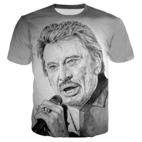 Tee-shirt Johnny Hallyday modèle 22 - boutique Johnny Hallyday - bijoux Johnny Hallyday - Le Taulier