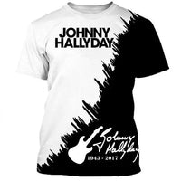 Tee-shirt Johnny Hallyday modèle 26 - boutique Johnny Hallyday - bijoux Johnny Hallyday - Le Taulier