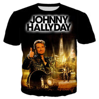 Tee-shirt Johnny Hallyday modèle 3 - boutique Johnny Hallyday - bijoux Johnny Hallyday - Le Taulier