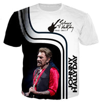 Tee-shirt Johnny Hallyday modèle 33 - boutique Johnny Hallyday - bijoux Johnny Hallyday - Le Taulier