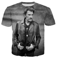 Tee-shirt Johnny Hallyday modèle 36 - boutique Johnny Hallyday - bijoux Johnny Hallyday - Le Taulier