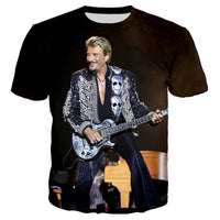 Tee-shirt Johnny Hallyday modèle 37 - boutique Johnny Hallyday - bijoux Johnny Hallyday - Le Taulier