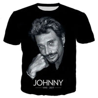 Tee-shirt Johnny Hallyday modèle 4 - boutique Johnny Hallyday - bijoux Johnny Hallyday - Le Taulier
