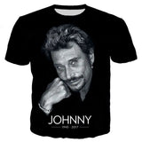 Tee - shirt Johnny Hallyday modèle 4 - Tee - shirt - Le Taulier - boutique Johnny Hallyday