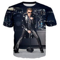 Tee-shirt Johnny Hallyday modèle 40 - boutique Johnny Hallyday - bijoux Johnny Hallyday - Le Taulier