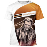 Tee - shirt Johnny Hallyday modèle 42 - boutique Johnny Hallyday - bijoux Johnny Hallyday - Le Taulier