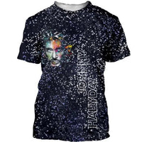 Tee - shirt Johnny Hallyday modèle 54 - boutique Johnny Hallyday - bijoux Johnny Hallyday - Le Taulier