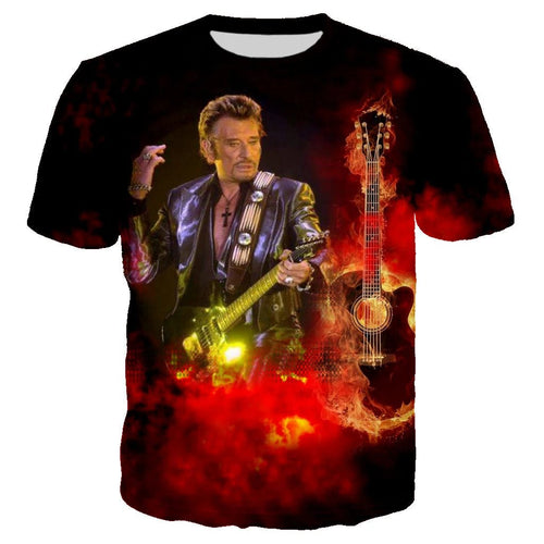 Tee - shirt Johnny Hallyday modèle 6 - Tee - shirt - Le Taulier - boutique Johnny Hallyday