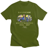 Tee-shirt Johnny Hallyday modèle 60 - 5 couleurs - Tee-shirt - Le Taulier - boutique Johnny Hallyday
