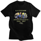 Tee-shirt Johnny Hallyday modèle 60 - 5 couleurs - Tee-shirt - Le Taulier - boutique Johnny Hallyday