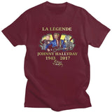 Tee-shirt Johnny Hallyday modèle 60 - 5 couleurs - Tee-shirt - Le Taulier - boutique Johnny Hallyday