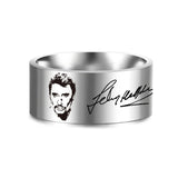 Bague Johnny Hallyday Signature - boutique Johnny Hallyday - bijoux Johnny Hallyday - Le Taulier