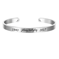 Bracelet Johnny Hallyday Signature - 5 modèles - boutique Johnny Hallyday - bijoux Johnny Hallyday - Le Taulier